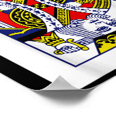 オリジナル王ハート（自殺キング） ポスター (角)