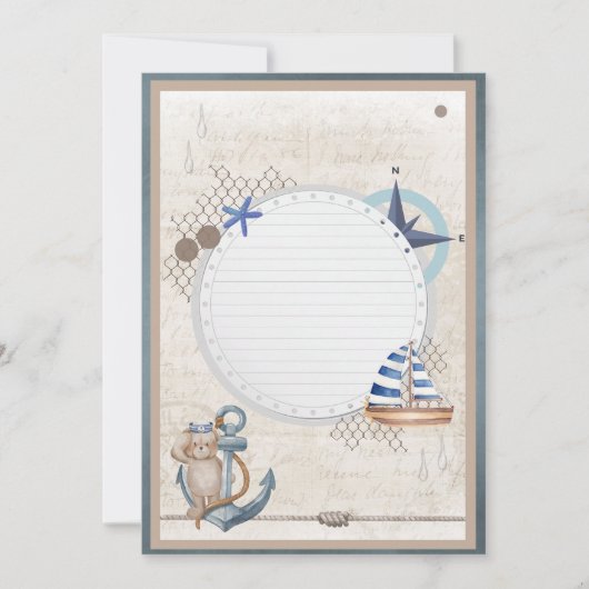 オリジナル画像を追加 自由な海賊の冒険 招待状 (正面)