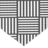 オリジナル白黒ダブルダイヤモンドパターン テーブルクロス (アングル)