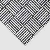 オリジナル白黒ダブルダイヤモンドパターン 薄葉紙 (詳細)