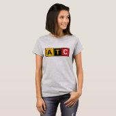オリジナル空港滑走路Tシャツ Tシャツ (正面フル)