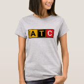 オリジナル空港滑走路Tシャツ Tシャツ (正面)
