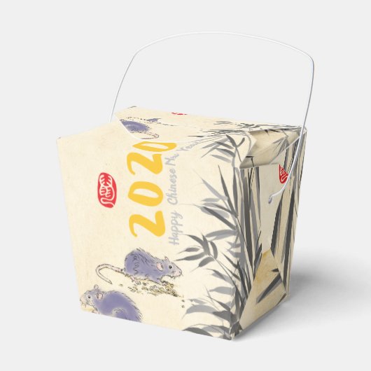 オリジナル竹ねずの絵を描願い中国のTOFB フェイバーボックス (正面サイド)