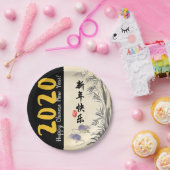 オリジナル竹ねずみ絵を描の願い中国のPPP ペーパープレート (パーティー)