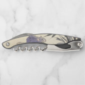 オリジナル竹絵画ネズミの中国の年〔占星術の〕十二宮図C ソムリエナイフ (裏面)