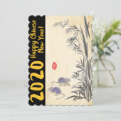 オリジナル竹絵画ラットのFC内の中国の希望 案内状 (スタンド正面)