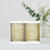 オリジナル第14回米国憲法改正 ポストカード (スタンド正面)