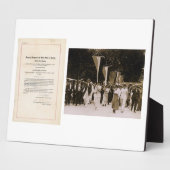 オリジナル第19回米国憲法改正 フォトプラーク (側面)