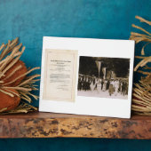 オリジナル第19回米国憲法改正 フォトプラーク (側面)