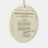 オリジナル第24回米国憲法改正 セラミックオーナメント (右)