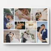 オリジナル結婚式写真 フォトプラーク (正面)