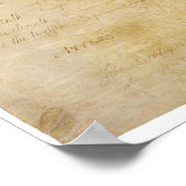 オリジナル統一された州憲章規約 ポスター (角)