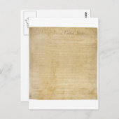 オリジナル統一された州憲章規約 ポストカード (正面/裏面)