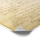 オリジナル統一された州構成ページ1 ポスター (角)