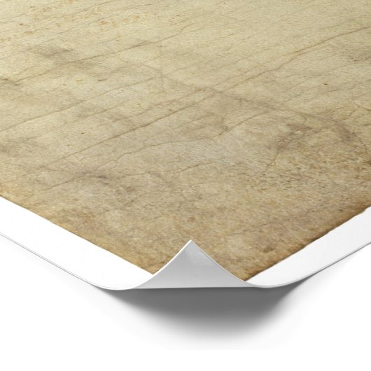 オリジナル統一された州独立宣言 ポスター (角)