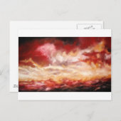 オリジナル絵を描シースケープ – ランドスケープアー絵を描ト ポストカード (正面/裏面)