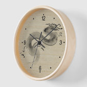 オリジナル絵を描ス中国のドラゴンイヤー誕生日WC1 壁時計 (傾斜)