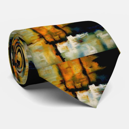 オリジナル絵を描抽象芸術のネクタイ ネクタイ (ロール)