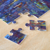 オリジナル絵を描「ザ・ウォーター・リリー」 by Claude Monet ジグソーパズル (側面)