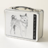 オリジナル絵画の3ドッ中国のグイヤー誕生日MLB メタルランチボックス (裏面)