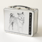 オリジナル絵画の3ドッ中国のグイヤー誕生日MLB メタルランチボックス (正面)