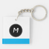 オリジナル絵画の4中国のタイガーイヤー誕生日M キーホルダー (裏面)