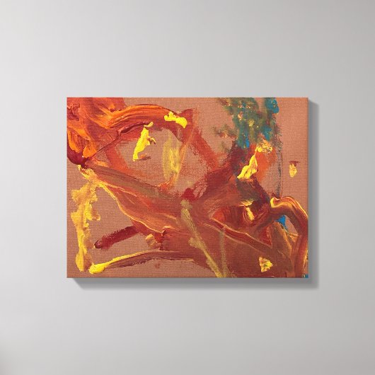 オリジナル絵画アクリル系 キャンバスプリント (正面)