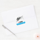 オリジナル絵画ス中国のラビットイヤー誕生日SqC スクエアシール (封筒)