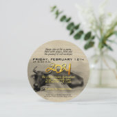 オリジナル絵画ズウォーターバッファローオックスイヤー招待状 シーズンカード (スタンド正面)