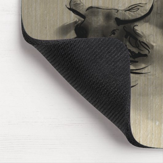 オリジナル絵画ズウォーターバッファローオックスイヤー〔占星術の〕十二宮図MP マウスパッド (コーナー)