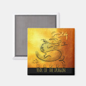 オリジナル絵画ズドラゴンベトナム新年2024 マグネット (正面/裏面)