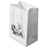 オリジナル絵画ズ中国のモンキー2016年 ミディアムペーパーバッグ (裏面アングル)