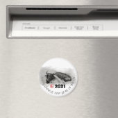 オリジナル絵画ズ水牛オックス新年RRM マグネット (インサイチュ (食洗機))