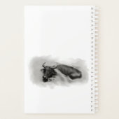 オリジナル絵画ズ水牛カスタム牛Pl プランナー手帳 (裏面)