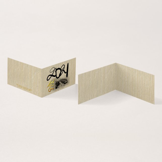 オリジナル絵画ズ水牛Ox新年FC (内部&外部)