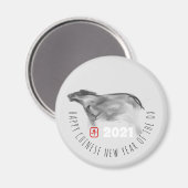 オリジナル絵画ズ2021年中国の初のRRM マグネット (正面/裏面)