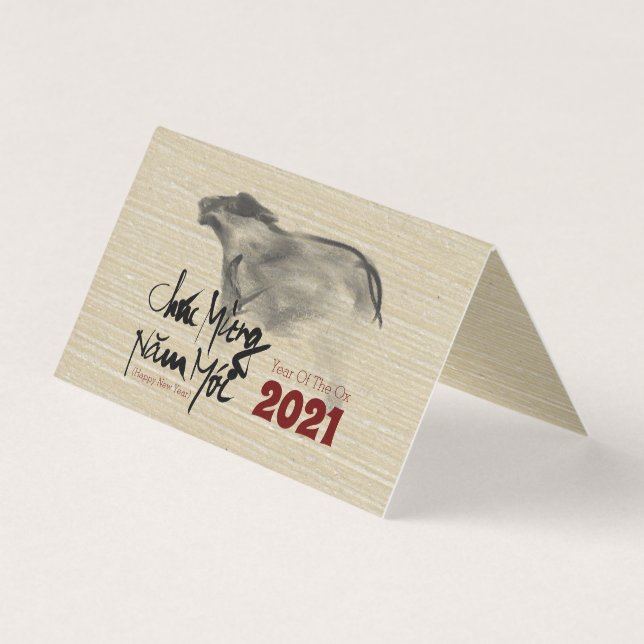 オリジナル絵画ズOXベトナム新年2021パック (正面)