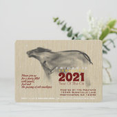 オリジナル絵画ズOXベトナム新年2021 PI (スタンド正面)