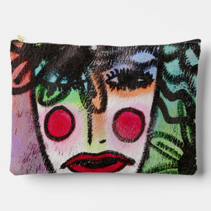 オリジナル絵画抽象芸術の女性 アクセサリーポーチ