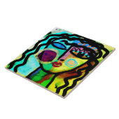 オリジナル絵画抽象芸術 タイル (側面)