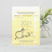 オリジナル絵画 ウシの親子 牛年 PInv (スタンド正面)