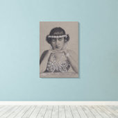 オリジナル絵画・オブ静か・フィルム・スター キャンバスプリント (インサイチュ (ウッドフロア))