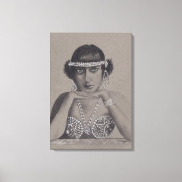 オリジナル絵画・オブ静か・フィルム・スター キャンバスプリント