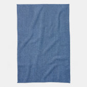 オリジナル織物ブルーファッションジャンデニム キッチンタオル (縦)
