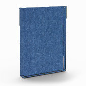 オリジナル織物ブルーファッションジャンデニム フォトブロック (左)