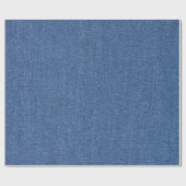 オリジナル織物ブルーファッションジャンデニム ラッピングペーパー (フラット)