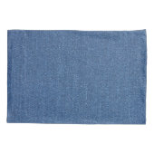 オリジナル織物ブルーファッションジャンデニム 枕カバー (裏面)