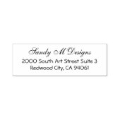 オリジナル署名ビジネス用個人リターンアドレス セルフインキングスタンプ (デザイン)