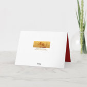 オリジナル羊(または山羊)年 チャイニーズ イヤー 干支 カード (裏面)