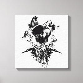 オリジナル美術#3白黒 キャンバスプリント